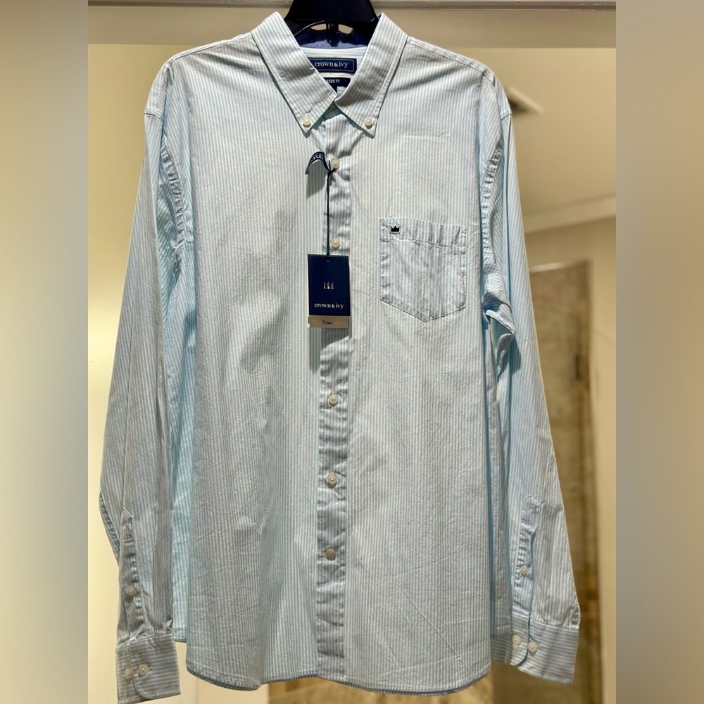 Crown & Ivy Men’s Button-Down Size XL NWT